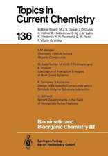 Biomimetic and Bioorganic Chemistry III