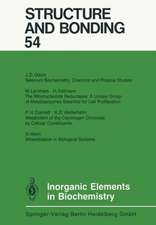 Inorganic Elements in Biochemistry