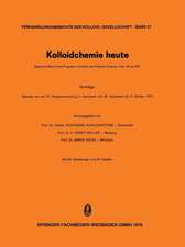 Kolloidchemie heute: Vorträge Gehalten auf der 27. Hauptversammlung in Darmstadt vom 30. September bis 3. Oktober 1975