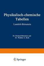 Physikalisch-Chemische Tabellen