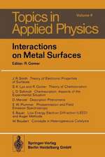 Interactions on Metal Surfaces