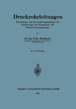 Druckrohrleitungen