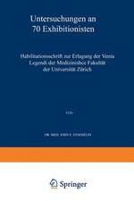 Untersuchungen an 70 Exhibitionisten: Habilitationsschrift zur Erlangung der Venia Legendi der Medizinischen Fakultät der Universität Zürich