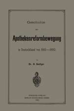 Geschichte der Apothekenreformbewegung in Deutschland von 1862–1882