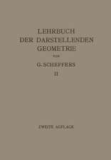 Lehrbuch der Darstellenden Geometrie