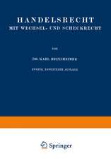 Handelsrecht mit Wechsel- und Scheckrecht