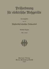 Prüfordnung für elektrische Meßgeräte