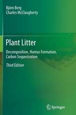 Plant Litter: Decomposition, Humus Formation, Carbon Sequestration