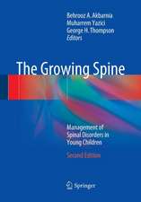 The Growing Spine: Management of Spinal Disorders in Young Children