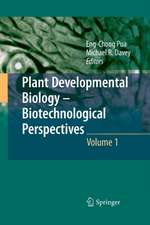 Plant Developmental Biology - Biotechnological Perspectives: Volume 1