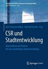 CSR und Stadtentwicklung