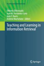 Teaching and Learning in Information Retrieval