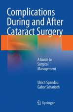 Complications During and After Cataract Surgery