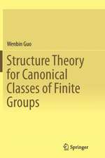 Structure Theory for Canonical Classes of Finite Groups