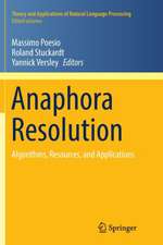 Anaphora Resolution