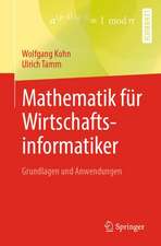 Mathematik für Wirtschaftsinformatiker: Grundlagen und Anwendungen