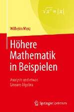 Höhere Mathematik in Beispielen: Analysis und etwas Lineare Algebra