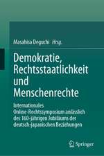 Demokratie, Rechtsstaatlichkeit und Menschenrechte