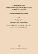 Messung des Temperatur- und Druckverlaufes beim Füllen und Entspannen von Dissousgasflaschen