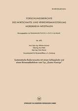 Systematische Ruderversuche mit einem Schleppkahn und einem Binnenselbstfahrer vom Typ „Gustav Koenigs“