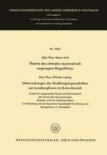 Theorie des schmalen asymmetrisch angeregten Ringschlitzes. Untersuchungen der Strahlungseigenschaften von Luneberglinsen im 8-mm-Bereich