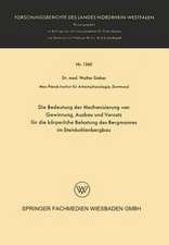 Die Bedeutung der Mechanisierung von Gewinnung, Ausbau und Versatz für die körperliche Belastung des Bergmannes im Steinkohlenbergbau