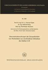 Streuwertuntersuchungen der Zerspanbarkeit von Werkstücken aus verschiedenen Schmelzen des Stahles C 45