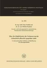 Über die Möglichkeiten der Verbesserung der Lichtechtheit pflanzlich gegerbter Leder: V. Untersuchung über Verfahren zur Beeinflussung von Ledereigenschaften [1]