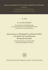 Untersuchung zur Abhängigkeit von Elementarzeiten vom Aufbau des auszuführenden Bewegungsvorganges: Ein kritischer Beitrag zur Vorgehensweise der Verfahren vorbestimmter Zeiten