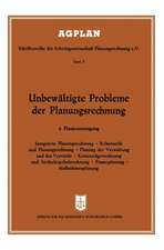 Unbewältigte Probleme der Planungsrechnung: 8. Plankostentagung in Frankfurt a. M.