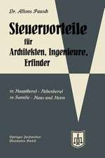 Steuervorteile für Architekten, Ingenieure und Erfinder