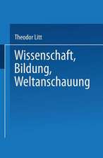 Wissenschaft Bildung Weltanschauung