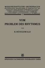 Vom Problem des Rhythmus