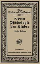 Psychologie des Kindes