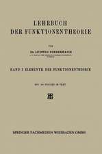 Lehrbuch der Funktionentheorie