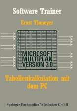 Tabellenkalkulation mit Microsoft Multiplan 3.0 auf dem PC