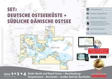 Sportbootkarten Satz 1, 2 und 4 - Set: Deutsche Ostsee und Südliche Dänische Ostsee (Ausgabe 2019)