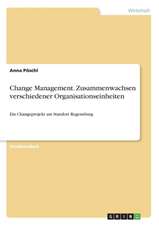 Change Management. Zusammenwachsen verschiedener Organisationseinheiten