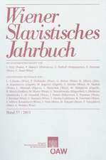 Wiener Slavistisches Jahrbuch 57/2011