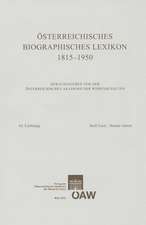 Osterreichisches Biographisches Lexikon 1815-1950