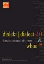 dialekt | dialect 2.0 & wboe100. kurzfassungen | abstracts