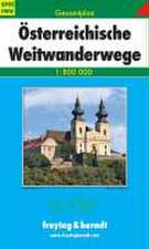 Österreichische Weitwanderwege Gesamtplan 1 : 800 000