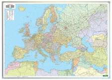 Wall Map Magnetic Marker: Europe Political 1:3,500,000