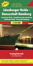 Lüneburger Heide - Hansestadt Hamburg 1 : 150 000. Auto- und Freizeitkarte