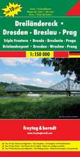 Dreiländereck Dresden - Breslau - Prag 1 : 150 000