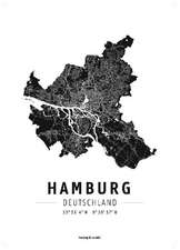 Hamburg, design poster, glossy photo paper