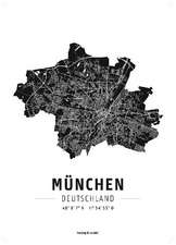 Munich, design poster, glossy photo paper