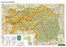 Desk pad DUO, school hand map of Styria 1:400,000