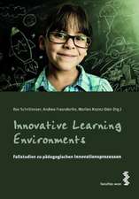 Innovative Learning Environments