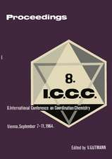 Proceedings of the 8th International Conference on Coordination Chemistry: Vienna, 7.–11. September 1964